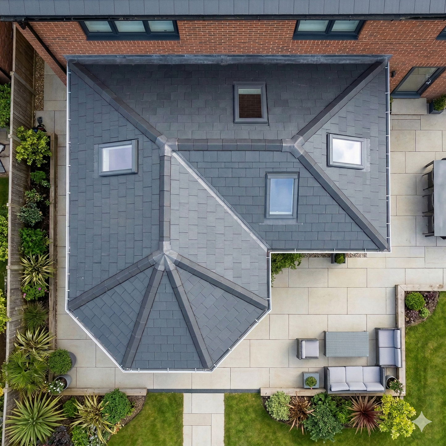 P-Shape (Combination) Conservatory Roof Conversion