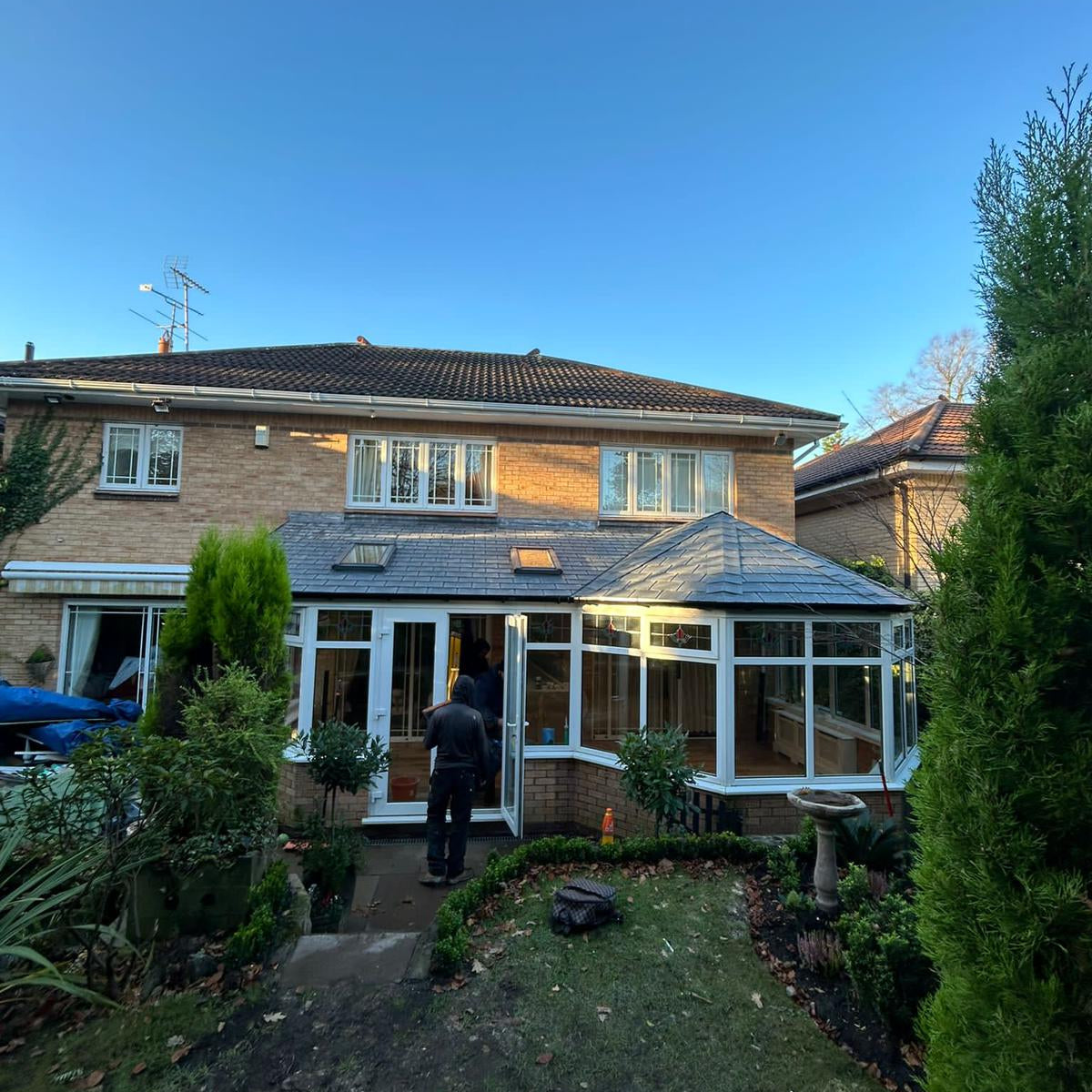 P-Shape (Combination) Conservatory Roof Conversion
