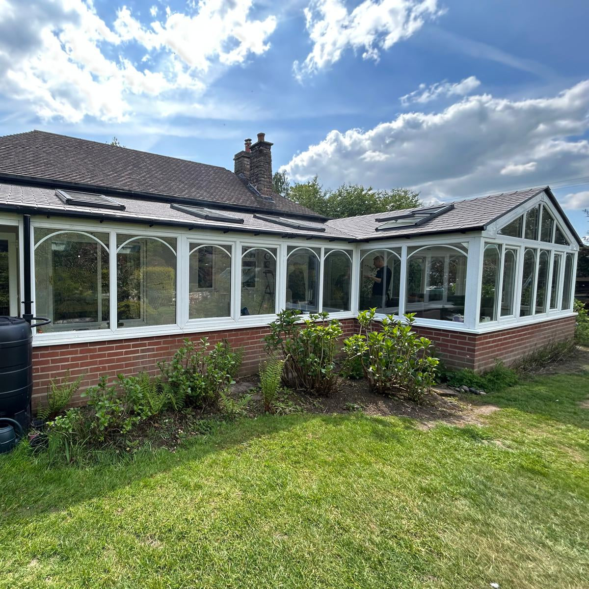 P-Shape (Combination) Conservatory Roof Conversion