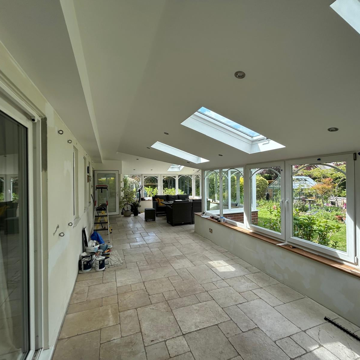 P-Shape (Combination) Conservatory Roof Conversion