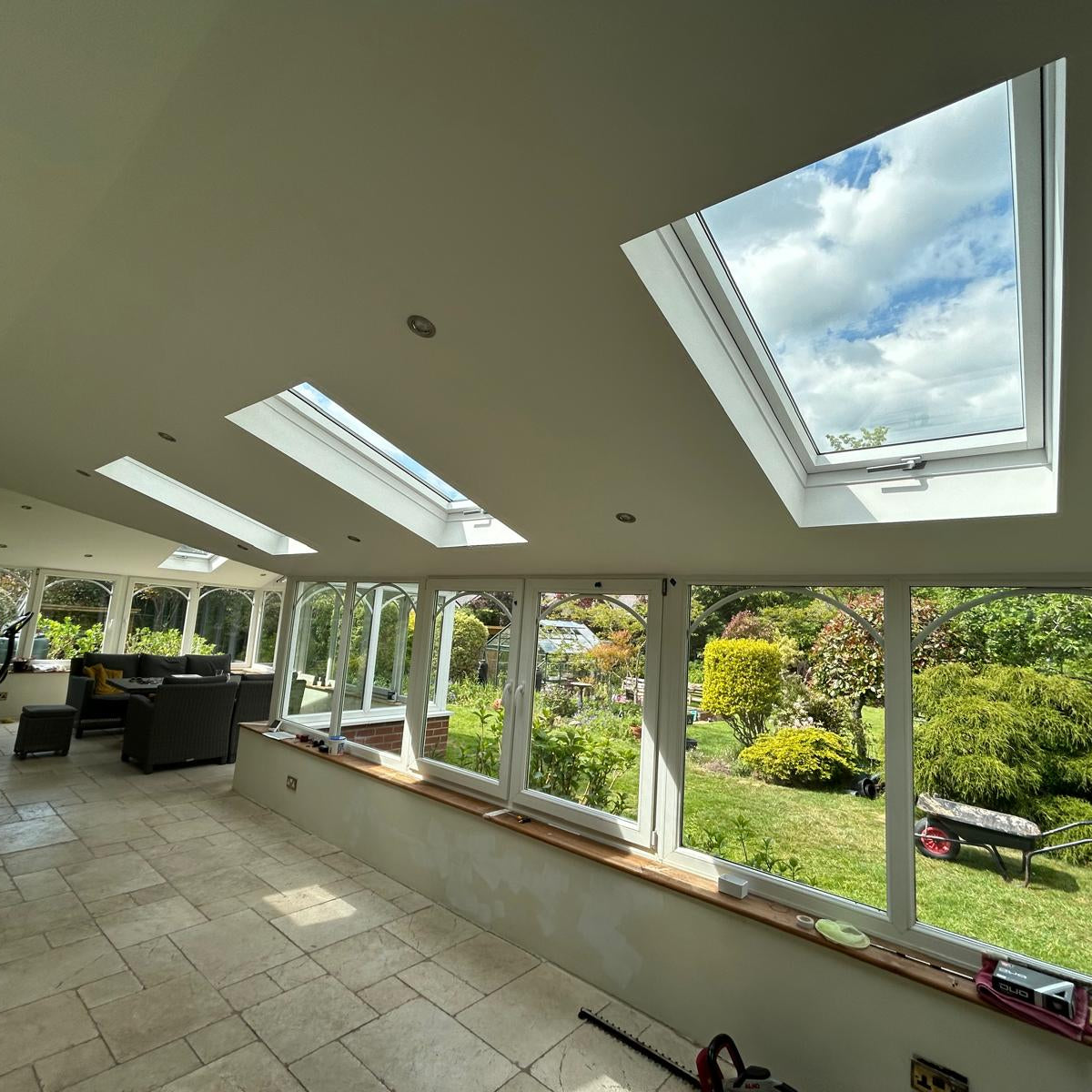 P-Shape (Combination) Conservatory Roof Conversion