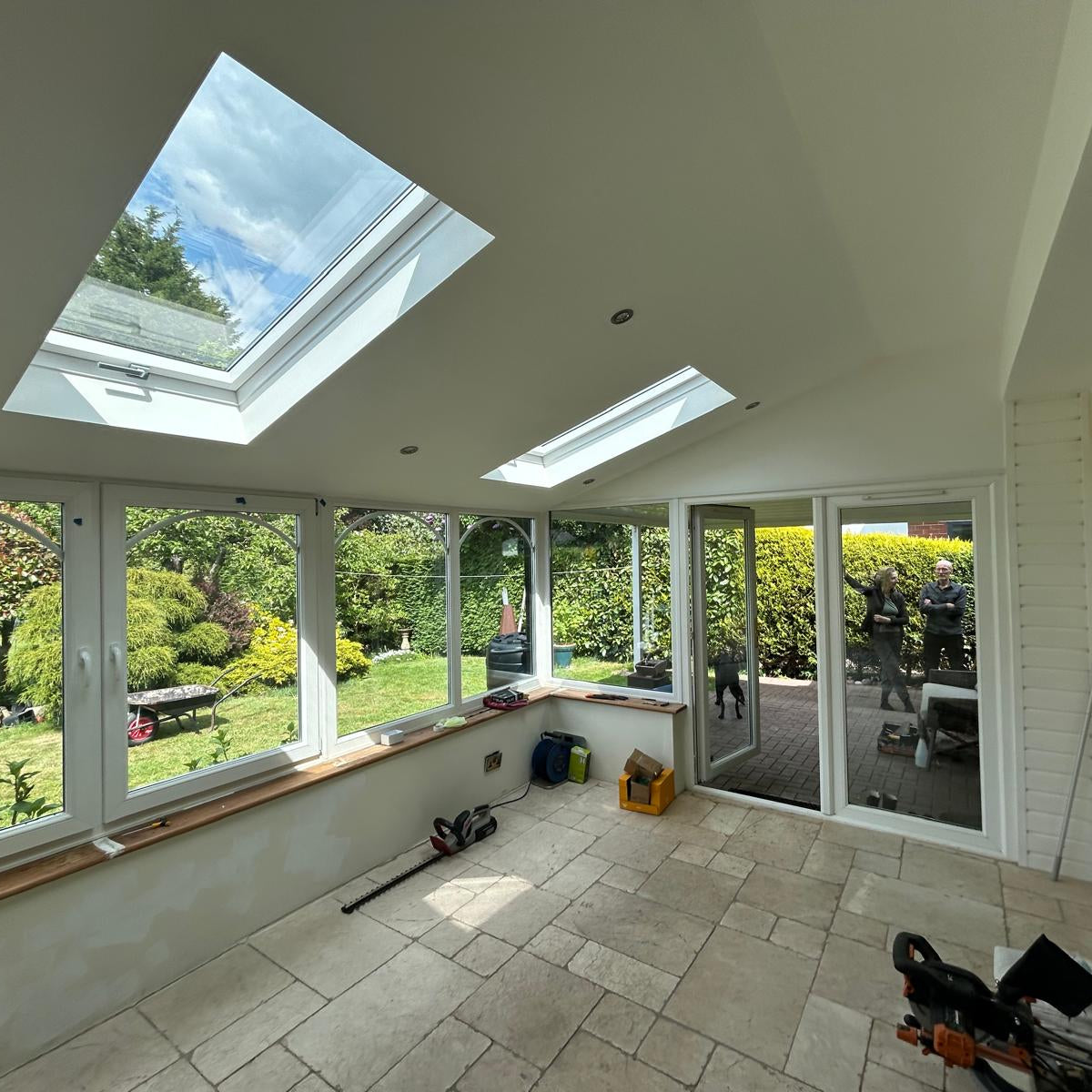 P-Shape (Combination) Conservatory Roof Conversion