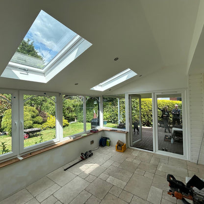 P-Shape (Combination) Conservatory Roof Conversion